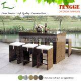 YH-8046 Most Popular Outdoor Wicker Bar Tables and Chairs for Sale thumbnail-4