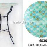 Dragonfly Bird Bath Bowl With Metal Stand for Bird Applicatigon thumbnail-2