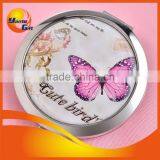 Cute Design Custom Foldable Double Side Cosmetic Mirror