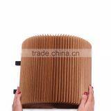 38X15X3CM White Folding Chair Waterproof and Hexagonal Honeycomb Structure Paper Stool For School ,Living, Dining Room & Dorm thumbnail-4