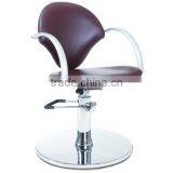Round Base Modern Hydraulic Barber Chair Hair Cutting Chairs With Pedal Wholesale Barber Supplies F-2113 thumbnail-1