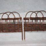 Garden Natural Willow Hurdles With Two Feet thumbnail-1