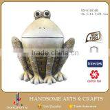 Outdoor Garden Decoration Art Wholesale Frog Figurine Lively Animal Sculpture thumbnail-2