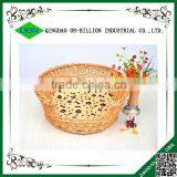 Large Colored Custom Round Woven Pet Bed Wicker With Cushion thumbnail-2