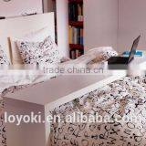 New Design MDF Wood Moveable Bed Side Table With Glossy Finished Occasional Table With Wheels Over Bed Table