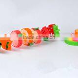 Candy Color Fruit Bath Sponge/apple Strawberry Shaped Cleaning Sponge / Sponge Scourer Could be Printed Logo thumbnail-3
