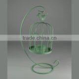Metal Birdcage Tealight Holder With Stand thumbnail-2