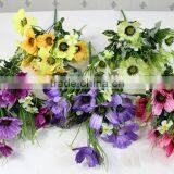 Silk Flowers Bouquet Decorative Landscaping Fabric Flowers thumbnail-5