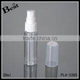 30ml China Clear Cosmetic Water Toner Plastic Pet Spray Bottle High Quality Personal Care Perfume Plastic Bottle Pet thumbnail-3