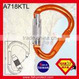 HMS Type Rock Mountaineer Climbing 22KN Aluminum Carabiner For Rescue thumbnail-4