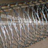 BTO type galvanized razor wire prison fence