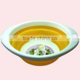 Silicone Collapsible Plastic Telescopic Folding Rice Colander thumbnail-1