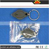 Small Portable Gift Keychain Plastic OEM White Light LED Keychain thumbnail-4