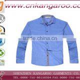 70%cotton 30%polyster Men's Office Long Sleeve Shirt