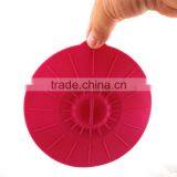 FDA Approved 4 Pack Set Silicone Pyrex Bowl Red Lid thumbnail-1