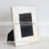Rectangle Cream Mother of Pearl Photo Frame thumbnail-1
