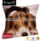 Customized 2017 new design digital printed cute dog pillow