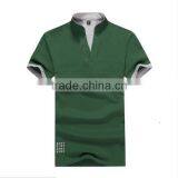 V-neck Polo Shirt Double Mercerized Cotton Polo Shirt,polo T-shirt,brand Men Polo thumbnail-3
