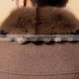 Women Windbreaker,womens Waterproof Windbreaker Fur Collar Jacket thumbnail-3