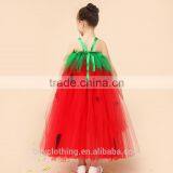 Girls Strawberry Dress Design Casual Kids Halter Fancy Princess Party Dresses thumbnail-3