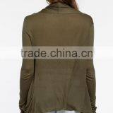 Latest Design Ladies Long Sleeve Open Front Cardigan Factory Price thumbnail-5