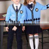 Kindergarten Clothing Spring and Autumn Wear School Uniforms Classes Spring British College Wind Children's Sweaters Set Custom thumbnail-4
