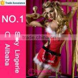 Wholesale Popular Adult Christmas Gift Sexy Christmas Lingerie Pattern Christmas Adult Costumes thumbnail-1