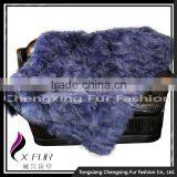 CX-D-117 Hot Sale High Quality Custom Patchwork Custom Fox Fur Blankets thumbnail-4