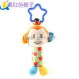 Lovely Animal Shape Plush Hanging Toy Baby Bed Bell Wholesale thumbnail-4