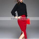 Maxnegio Korean Style Woolen Sweater New Designs for Ladies Top thumbnail-6