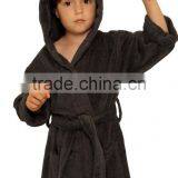 100 Cotton Kids Terry Hooded Bathrobes thumbnail-4