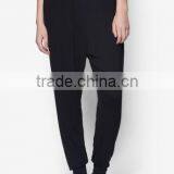 2017 Wholesale High Quality Custom Solid Plain Gym Spotrs Women Pants OEM Service thumbnail-1