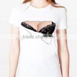 Women Sexy Pattern Short Sleeve Tee thumbnail-5