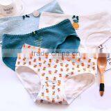 Cotton Boxer Ladies Underwear Manufacturers Pineapple Printed Grid Cute Panties E7 thumbnail-1