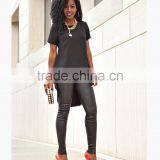 New Fashion Long Tail t Shirt Swallow-tailed Women Blouse Skirt Long Back Short Front Swallow Tailed Shirt for Women thumbnail-4