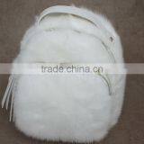 Myfur Luxury Real Mink Fur Lady Backpack Handbag Leather Bag Wholesale thumbnail-5