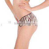 Middle Waist Zebra Seamless Women Underwear thumbnail-3