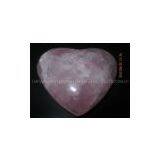 Rose Quartz Crystal Hearts, Natural Rose Quartz thumbnail-2