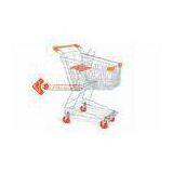 Small Orange Color Cold Steel Shopping Carts Asian Design thumbnail-1