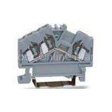 800V 24A Cross Section 0.2 - 2.5 Mm2 3 Conductor Angled Type Terminal Block