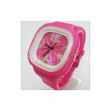 3ATM Waterproof Food Grade Silicone Jelly Wrist Watches For Girls CE ROHS EMC FDA SGS