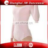 Pink Seamless Long Sleeve Leotards