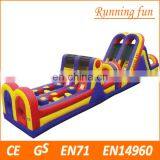 Hot Selling Long Wipeout Inflatable Obstacle Course, Adult Inflatable Obstacle Course thumbnail-5