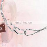 Silver Plated Platinum Bracelet Heart-shaped Bracelet Western Style Jewelry thumbnail-2