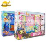Activity Colorful Spray Markers and Paint With Stencil Art thumbnail-2