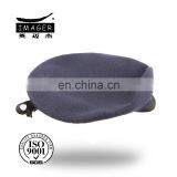 100% Wool Purple Plain Beret Cap thumbnail-1