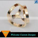 Hot New Products 2016 Three Rings Gold Plating Scraf Clips for Women