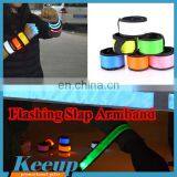 Imprinted Promotion LED Flashing Slap Armband for Outdoor Sports Like Runing,biking, Walking Ect thumbnail-4