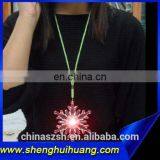 Blinking Led Light Up Snowflake Necklace