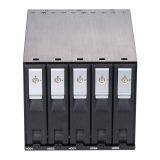 Aluminum 5-bay Slot 3.5in SATA Tray-less Hot Swap Backplane Internal Enclosure for 3.5in SATA HDD Mobile Rack thumbnail-4